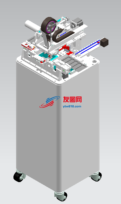 SMT自动接料带机模型 UG设计