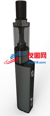 justfog电子烟模型3D图纸 STP x_t格式