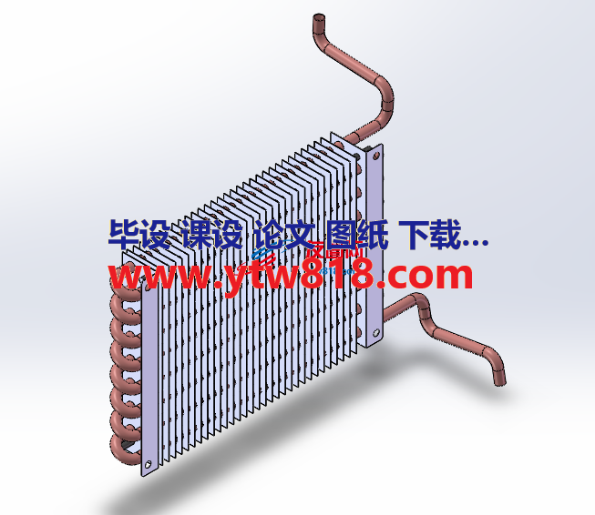 板翅式热交换器设计模型成套图