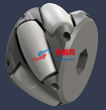 麦克纳姆轮3D图纸 Solidworks 附STEP