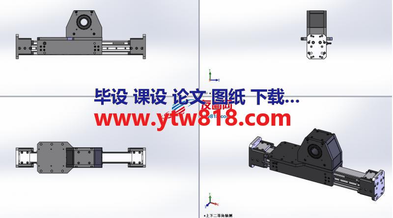 悬臂轴线模组