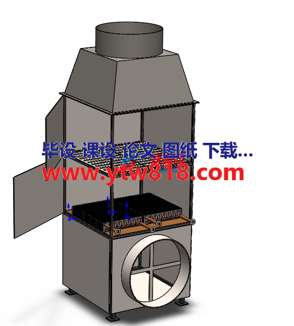 工业油分离器结构模型