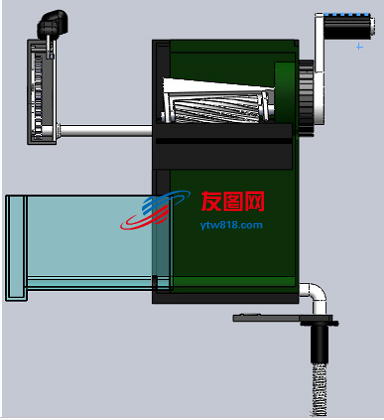 削铅笔刀3D图纸 Solidworks设计