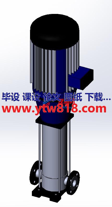 南方-立式多级离心泵-CDMF3-7.SLDPRT