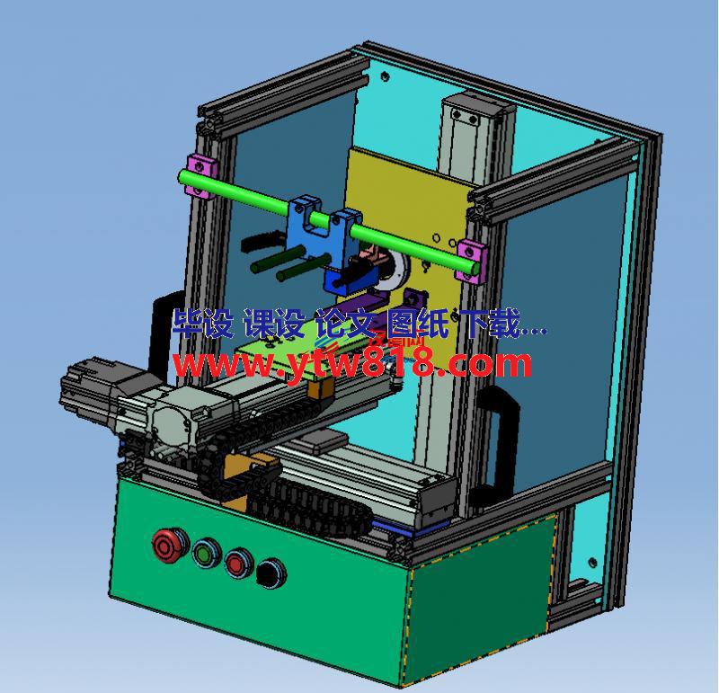 视觉检测设备3D数模图纸 STP格式