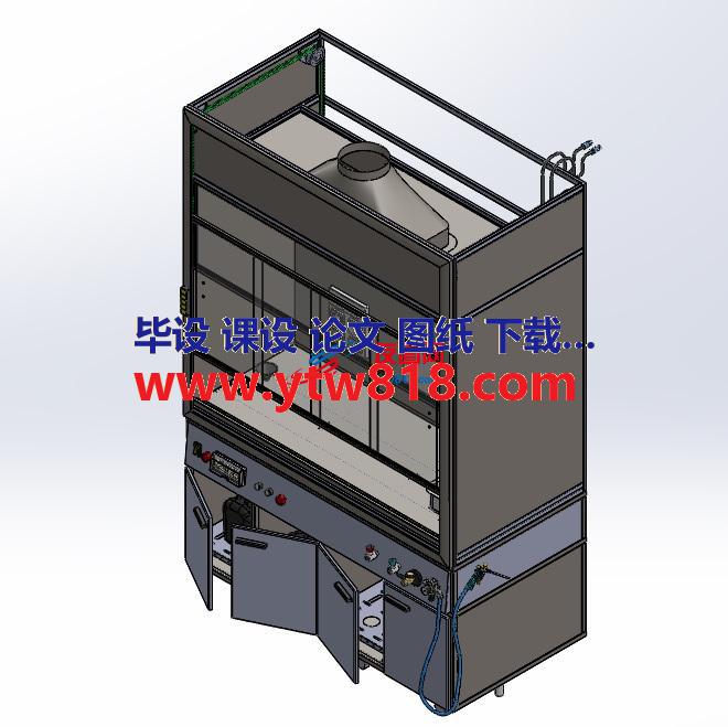 气体和粉末提取设备3D图纸  IGS格式