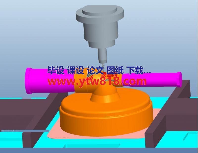 四面行位模具设计