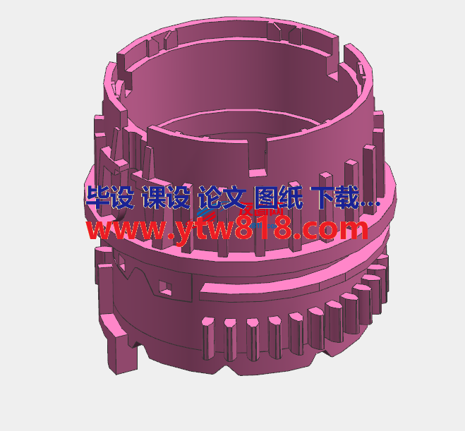 螺纹齿轮联轴器模具设计