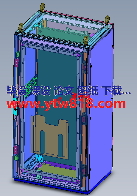 PS柜3D图和2D图设计