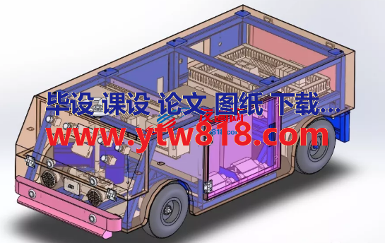 Agv自动导航车3D数模图纸 Solidworks设计 附STEP