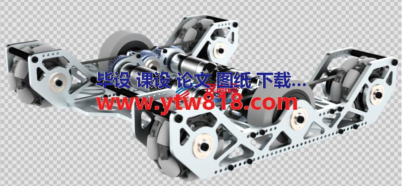 小车传动底盘3D图纸 Solidworks设计 附STEP