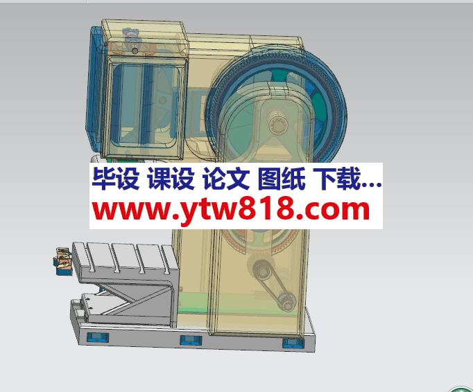 肘杆式压力机全套3D模型三维图纸