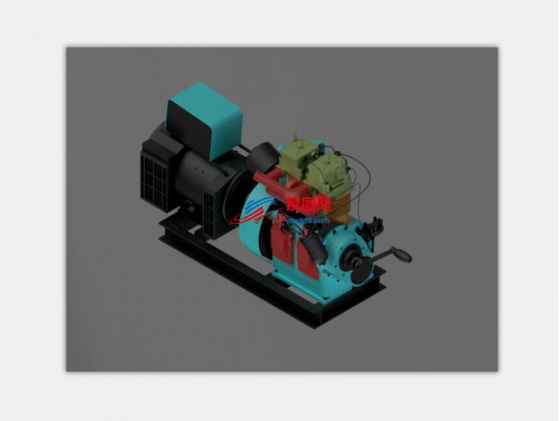 NOZOMI三轮载货摩托车模型3D图纸 x_t格式