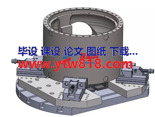 增压器涡轮机壳体三维图纸 SolidWorks设计