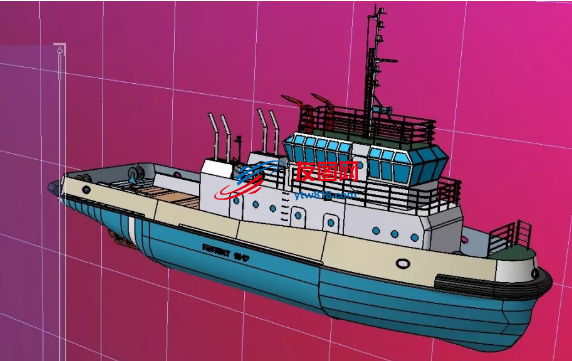船舶模型3D图纸 IGS格式