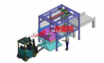 SKF 轴承自动搬运全套3D模型三维图纸