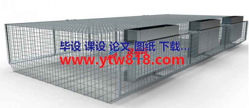 兔子笼专业养殖笼模型3D图纸 Solidworks设计