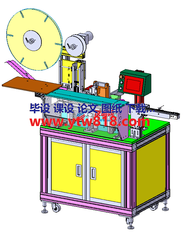 凸轮自动插针机3D数模图纸 Solidworks设计