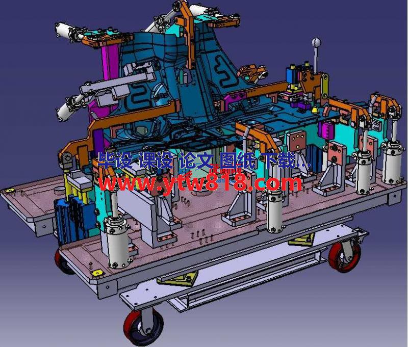 钣金柔性焊接工装夹具CATIA