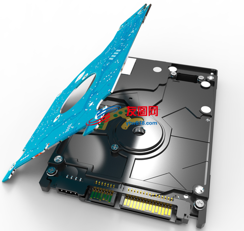 Seagate 7mm 2.5 HDD硬盘模型3D图纸 Solidworks设计 附STEP