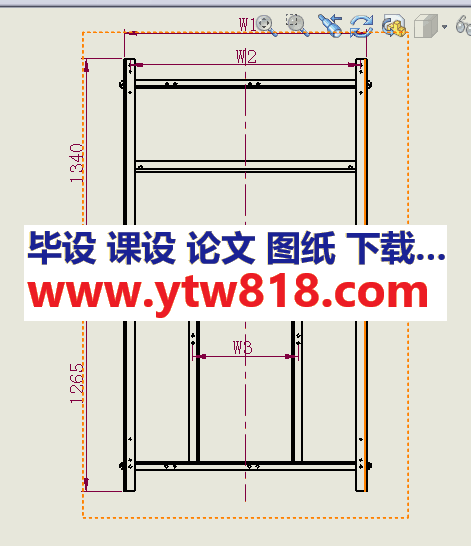 餐梯配件三维图