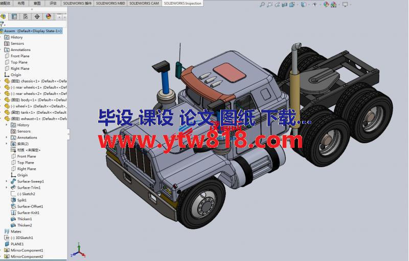 Mack R系列卡车模型三维图