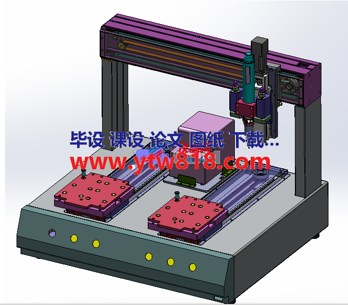 自动打螺丝机全套3D模型三维图纸零件图齐全