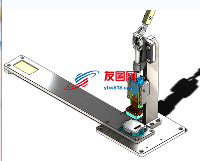 手动封盖夹具模型3D图纸 STEP x_t格式