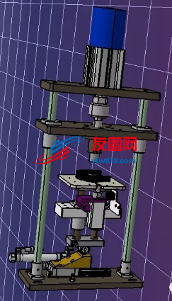 单动气缸缓冲结构3D数模图纸 STP格式