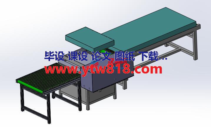 豆腐皮生产机械SolidWorks三维模型图