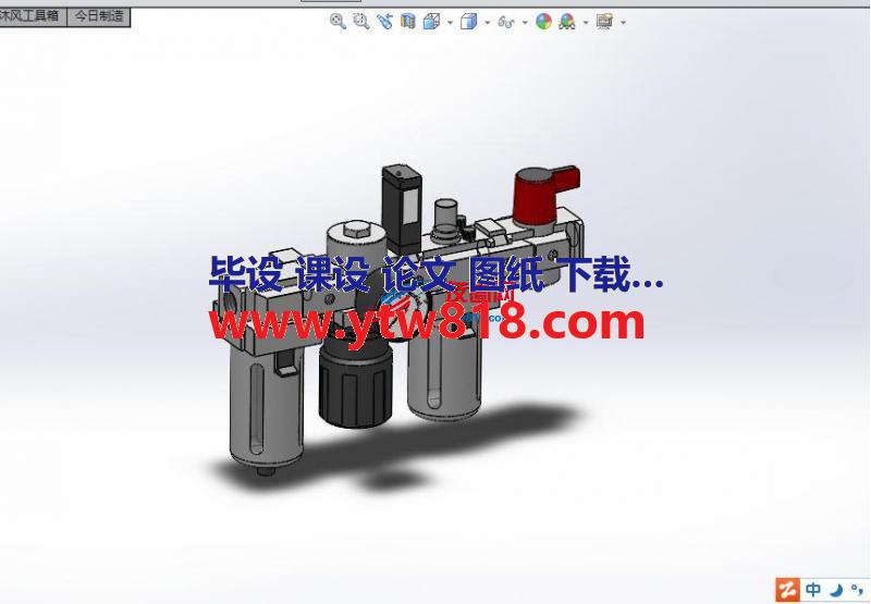 油水分离器模型图