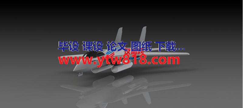 F-14雄猫战斗机三维建模图纸