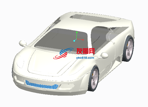 跑车模型 CREO1.0