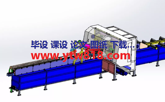 多锯条劈柴机3D数模图纸 Solidworks设计