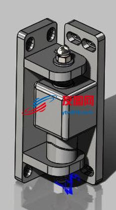 self close hinge自闭式铰链3D数模图纸 STEP格式