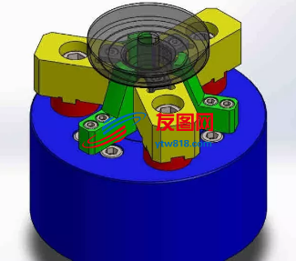 二爪和三爪卡盘夹具简易模型3D图纸 STEP格式