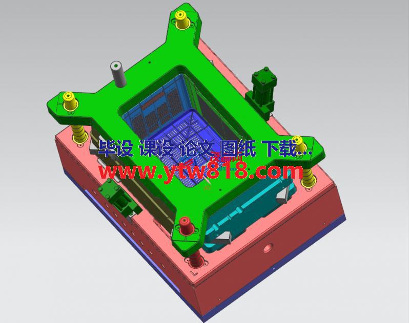 一套周转箱的模具设计STP