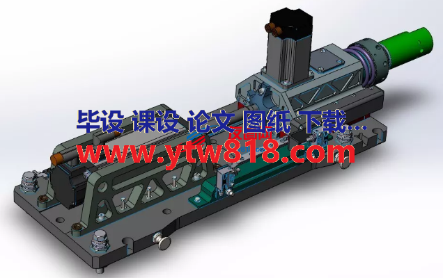 振荡机结构3D数模图纸 Solidworks设计 附x_t ste