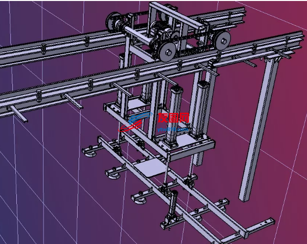 金属薄板传送线3D数模图纸 STEP格式