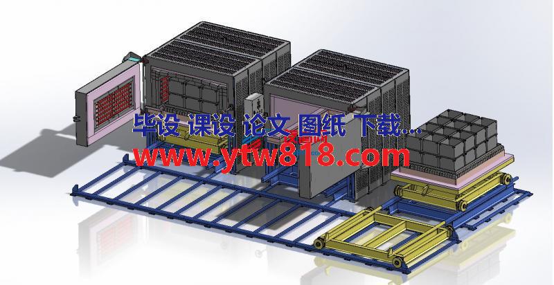 热处理炉3D数模图纸 x_t格式