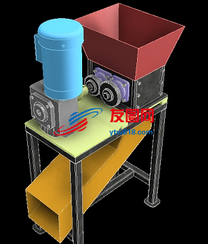 小型切碎机3D图纸 STP格式