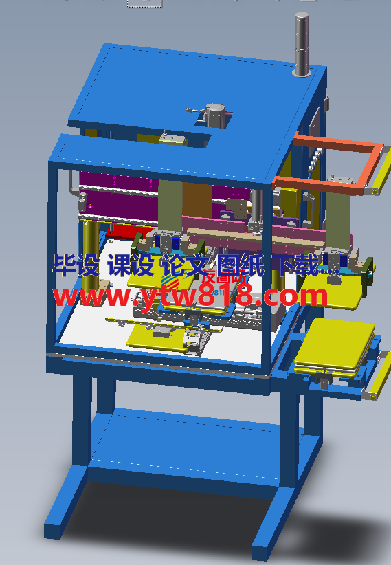 自动锁螺丝机 solidworks 设计