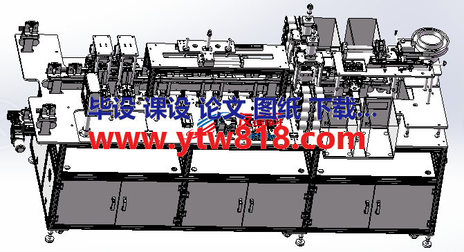 线材加工设备3D图纸 STEP格式