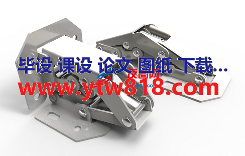 铰链3D数模图纸 Solidworks设计 附STEP