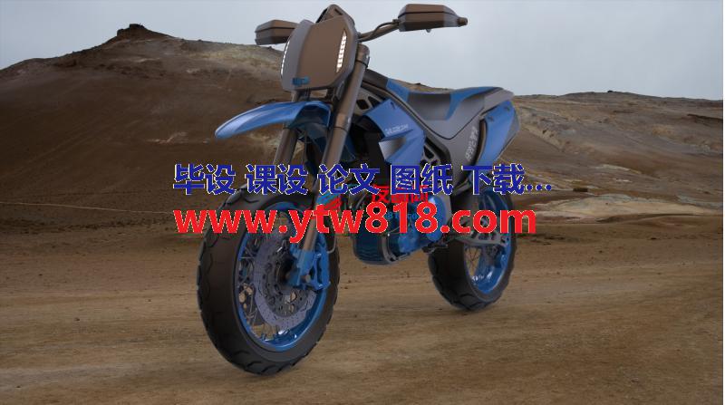 沙漠拉力赛摩托车