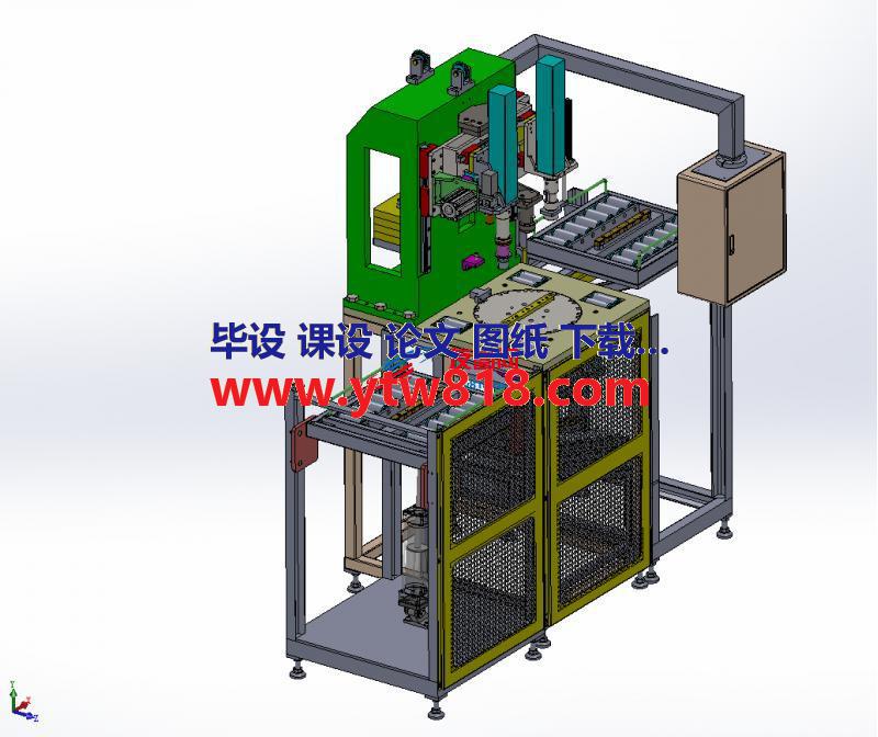 螺母拧紧机SolidWorks