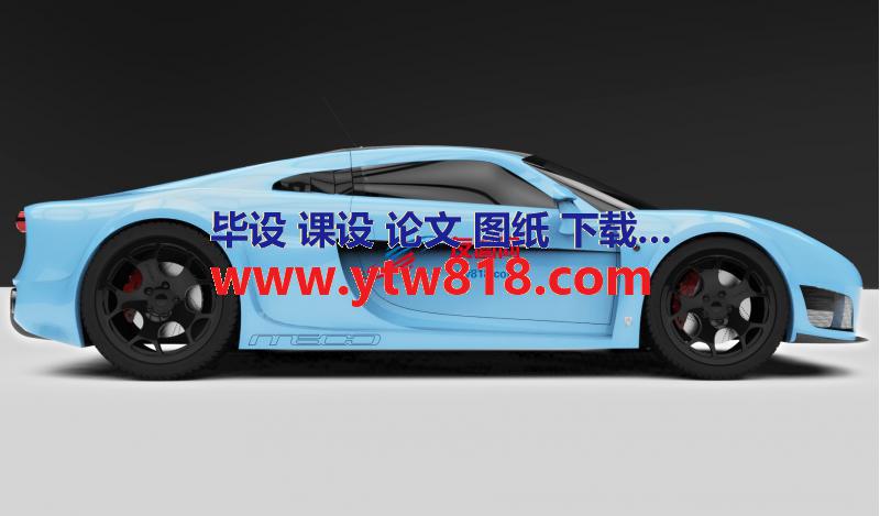 英国跑车诺铂Noble m600模型设计图纸