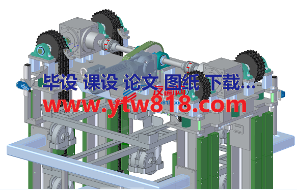 装车升运器升降机3D数模图纸 STP格式