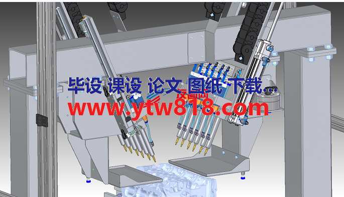 涂油装置3D数模图纸 STP格式