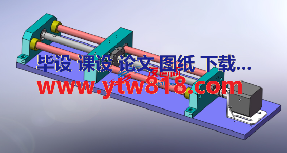 丝杆滑台升降运动机构3D图纸 Solidworks设计